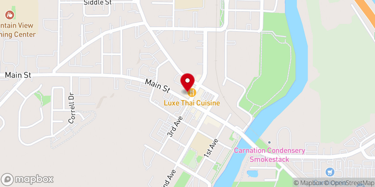 Map showing location of Barb's Pie and Pastries
