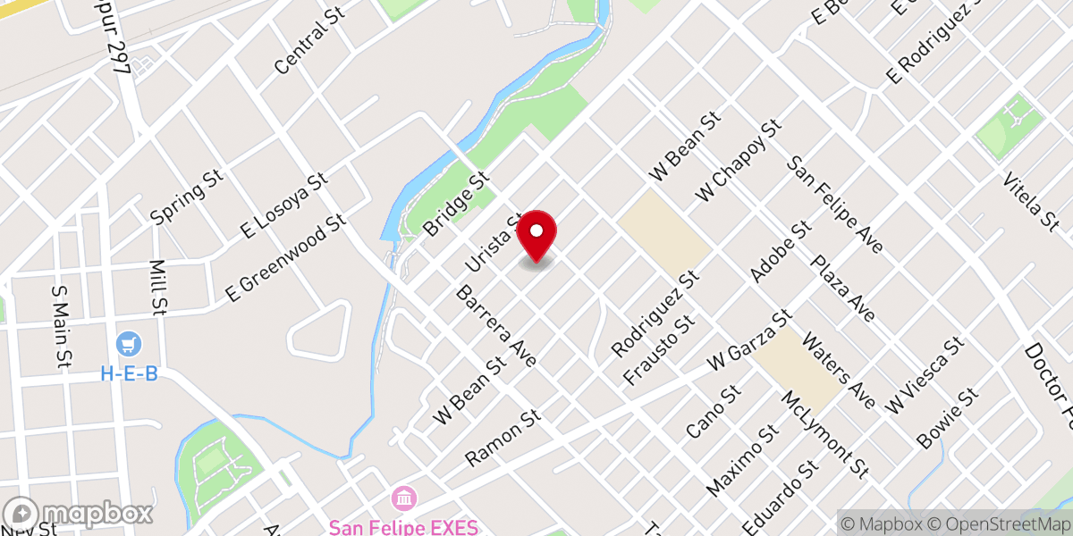 Map showing location of Templo Bethel Asambleas de Dios