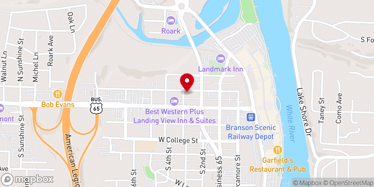 Map showing location of Covenant Life Church