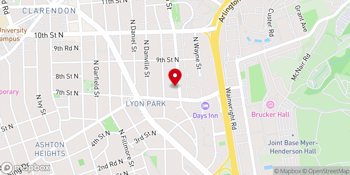 Map showing location of Bloss Memorial Free Will Baptist Church
