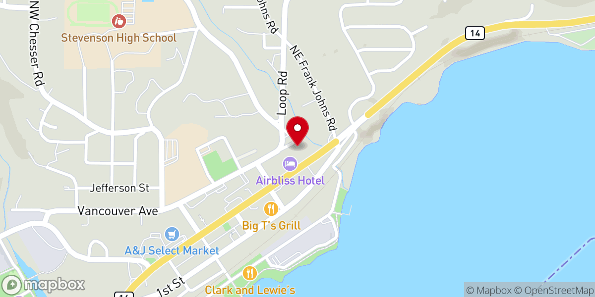 Map showing location of Living Faith Church