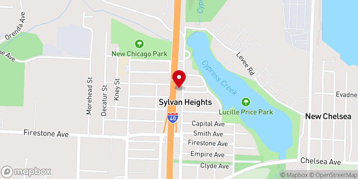 Map showing location of The Real Inc