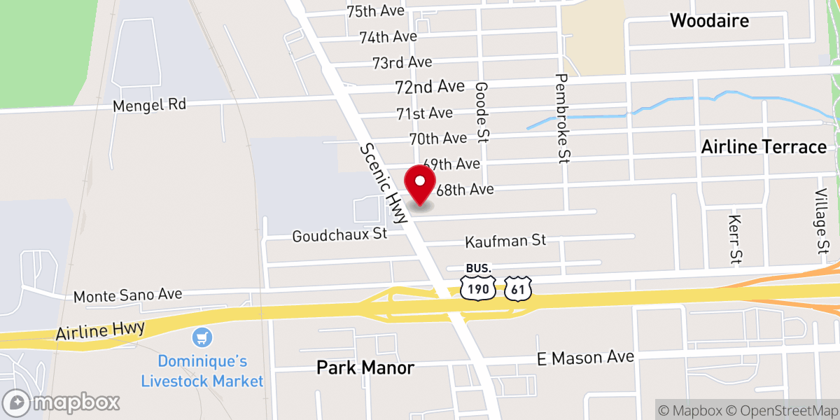 Map showing location of Redeemed Church-The Living