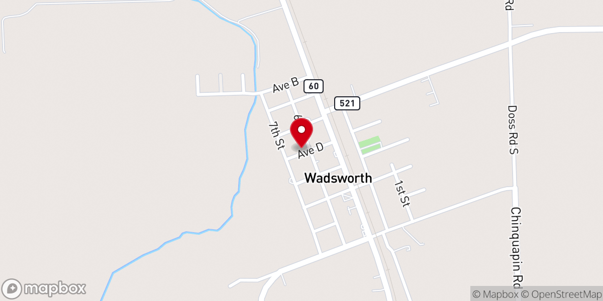 Map showing location of Word of Life Church