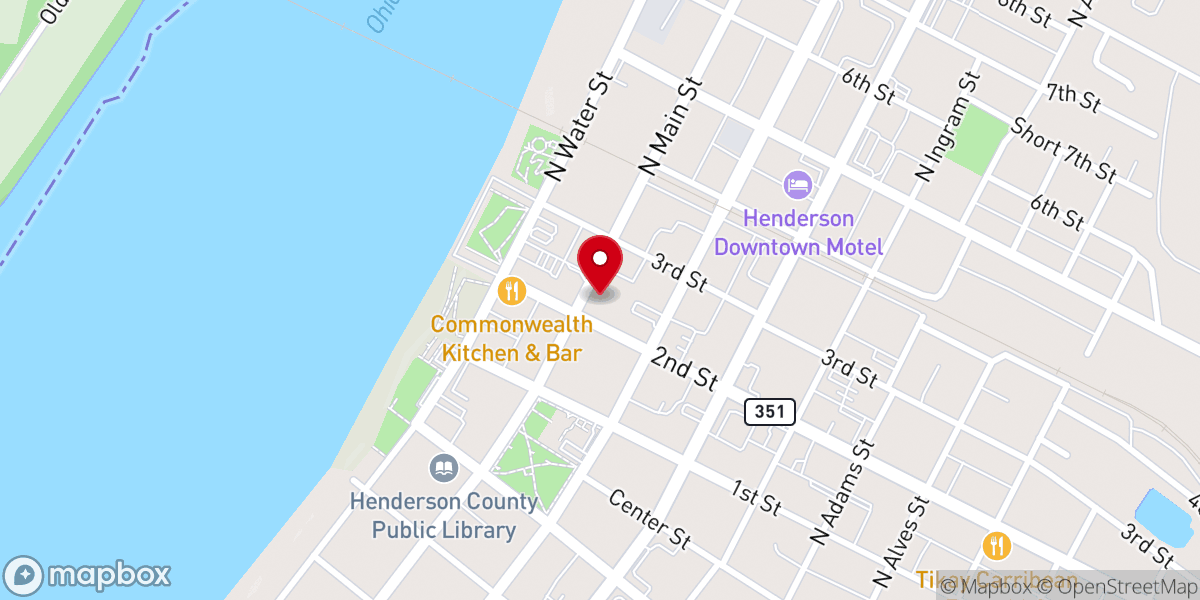 Map showing location of The Vault
