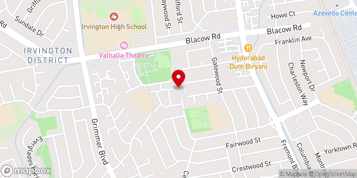 Map showing location of Our Lady Of Guadalupe Parish