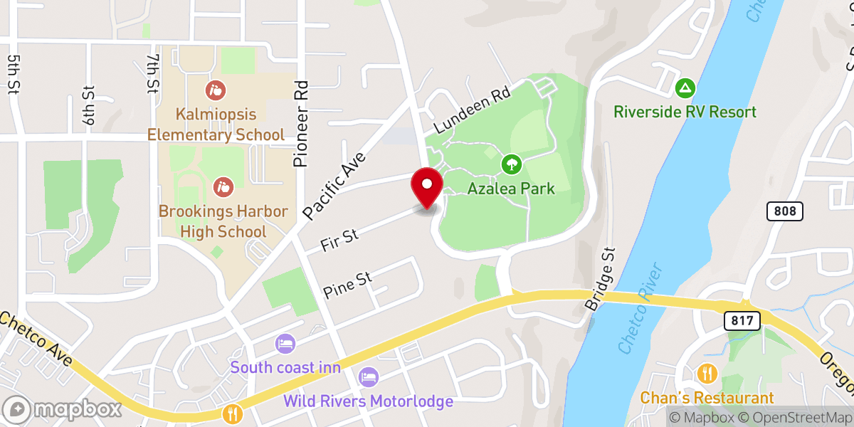 Map showing location of St Timothy's Episcopal Church