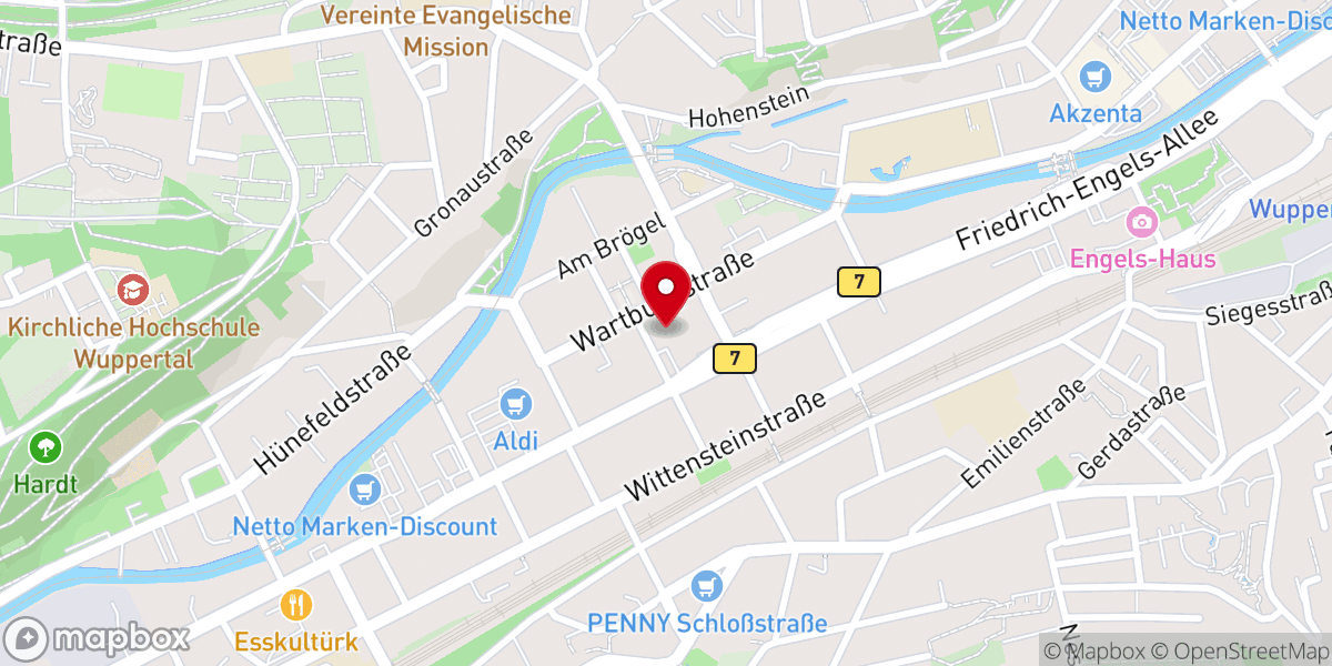 Map showing location of Kirche Jesu Christi der Heiligen der Letzten Tage