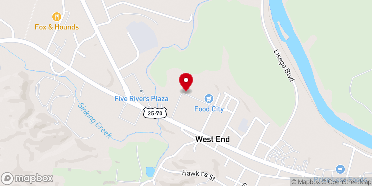 Map showing location of DAYSPRING BAPTIST CHURCH