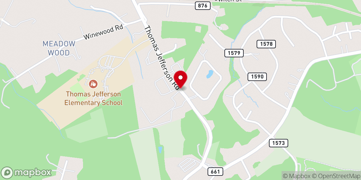 Map showing location of Impact Church