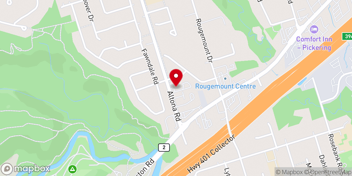 Map showing location of Altona Connect Church