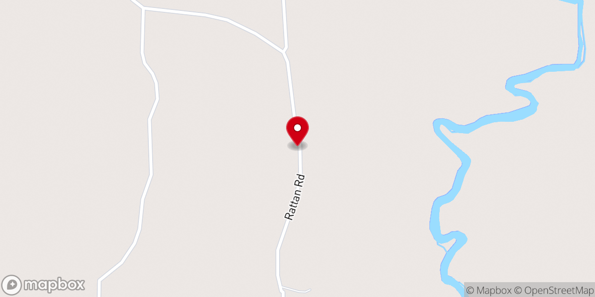 Map showing location of Pleasant Hill Baptist Church