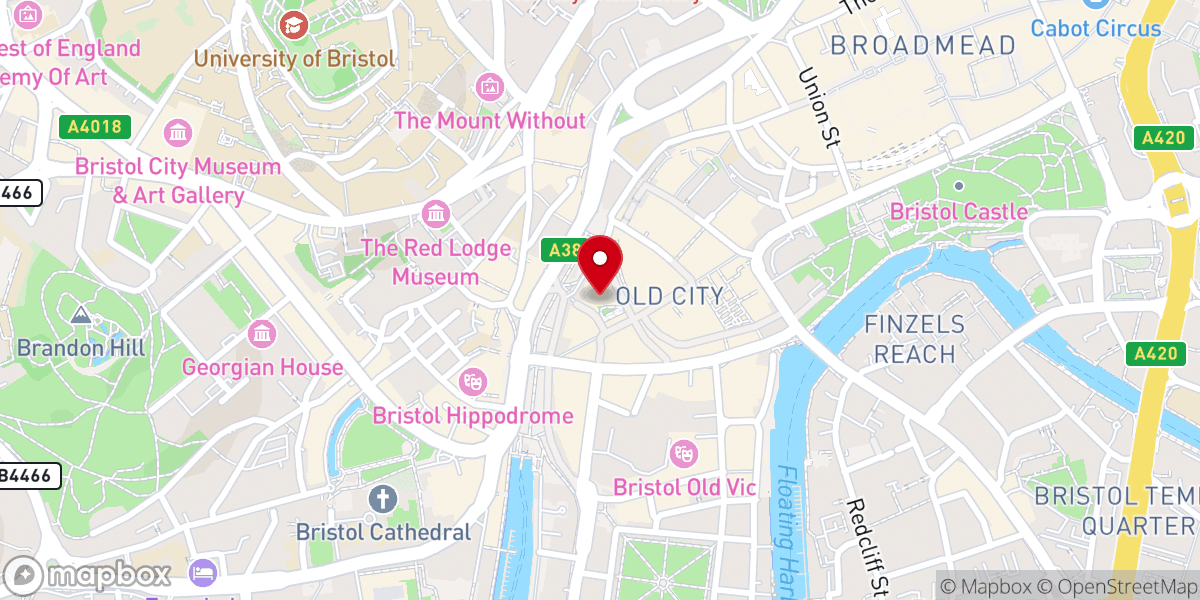 Map showing location of St Stephen's Church