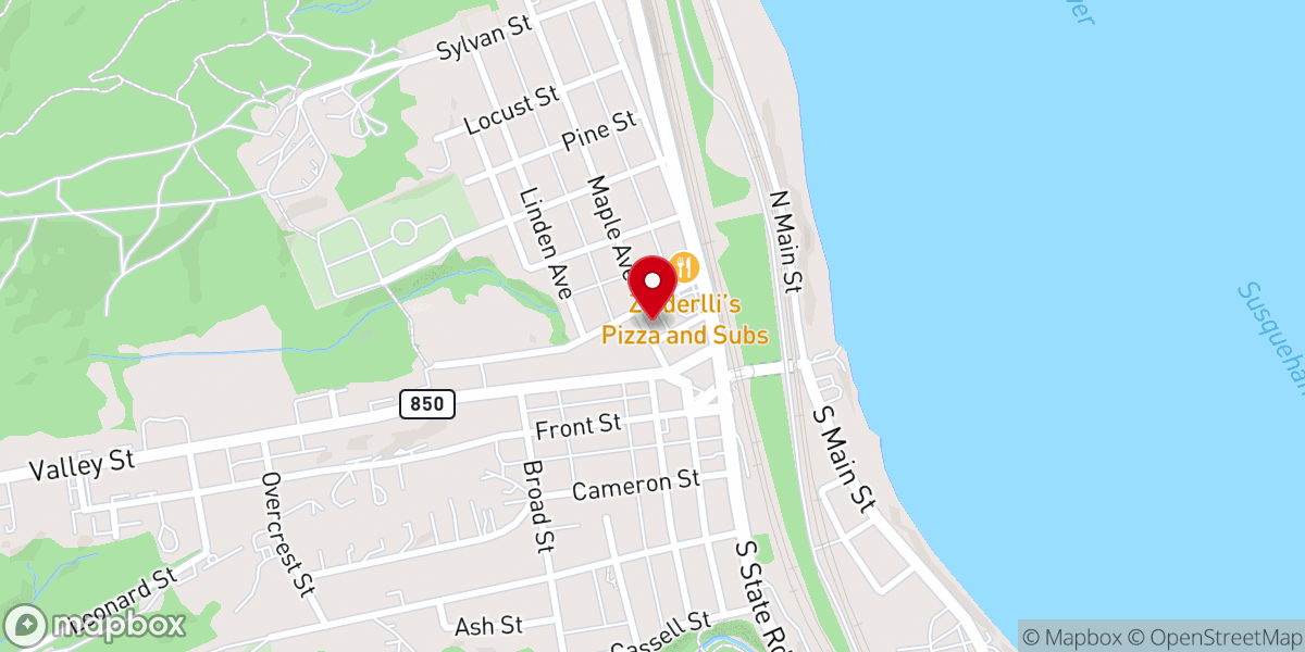 Map showing location of Our Lady of Good Counsel Church