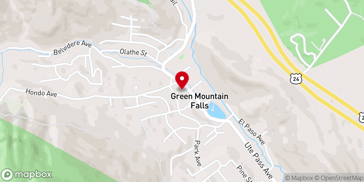 Map showing location of Church in the Wildwood, UCC