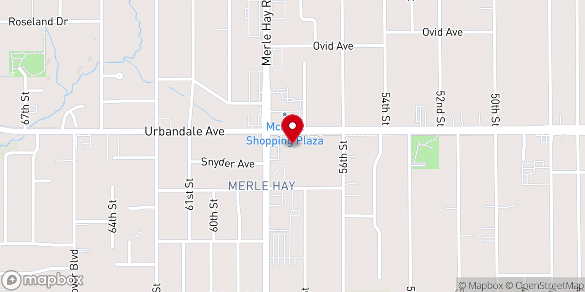 Map showing location of Saint Andrew's Episcopal Church