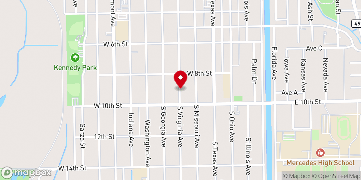 Map showing location of Alliance Christian