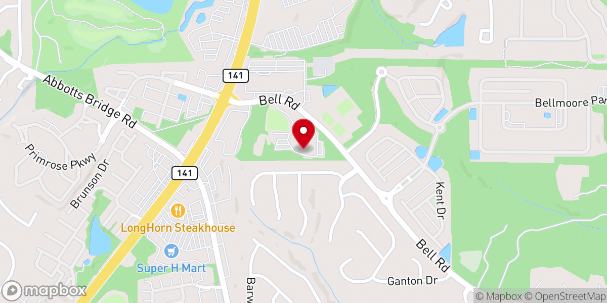 Map showing location of Igreja Casa Brasil