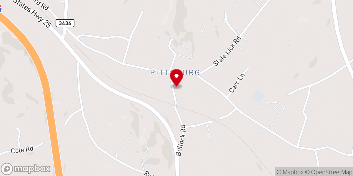 Map showing location of Freedom Christian Fellowship