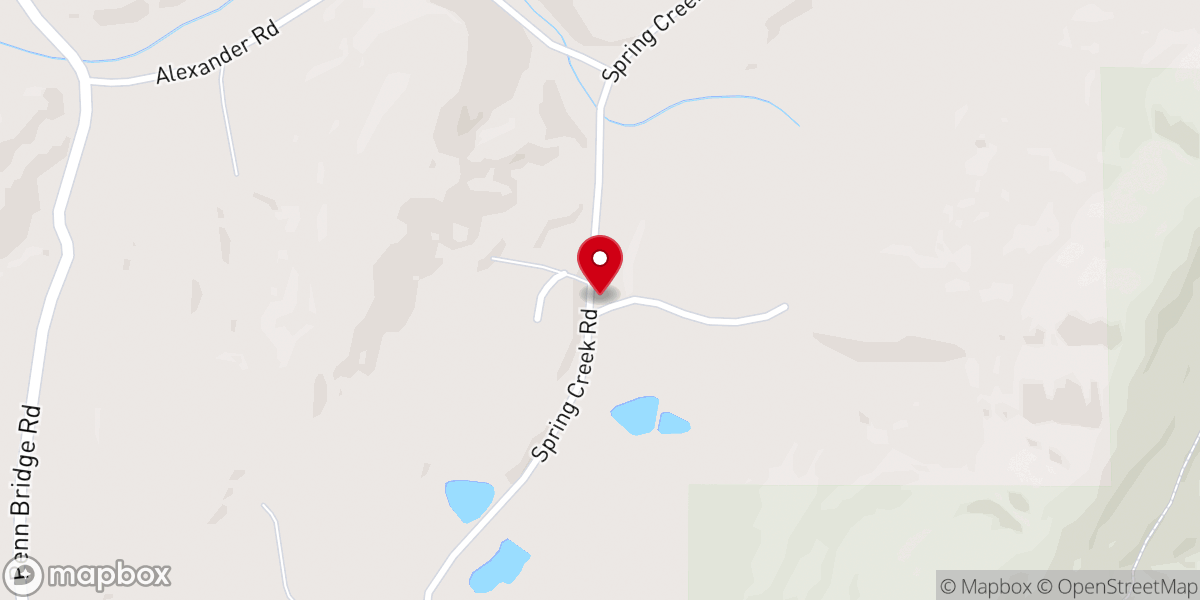 Map showing location of Ridgedale Unity Church