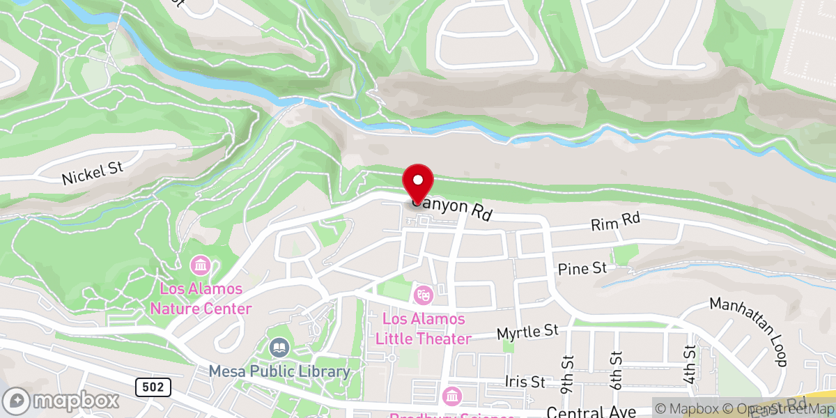 Map showing location of Unitarian Church