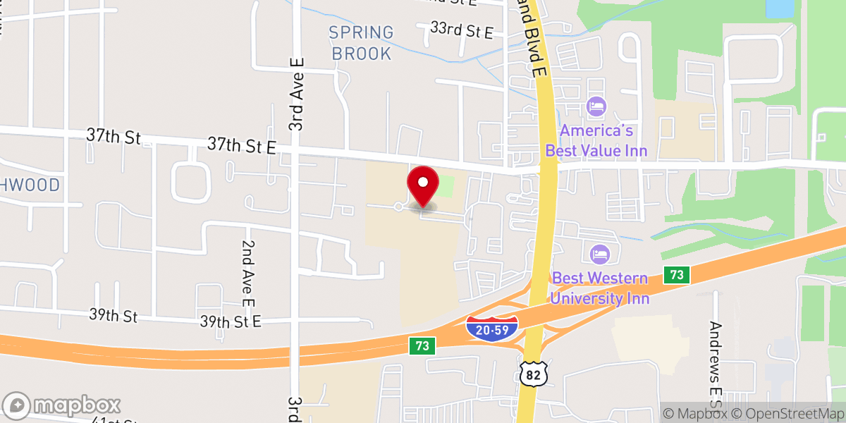 Map showing location of Holy Spirit Catholic School