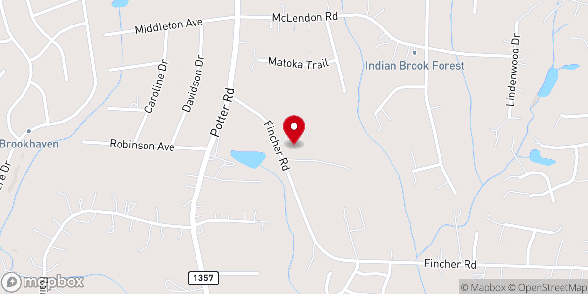 Map showing location of Southbrook Community Church