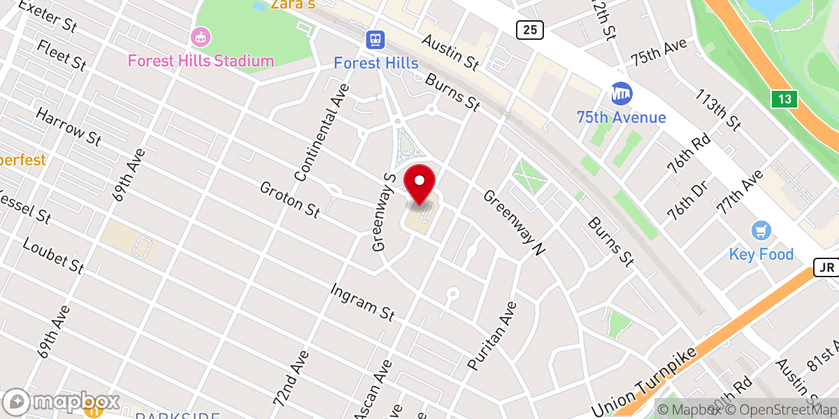 Map showing location of Ascension Church