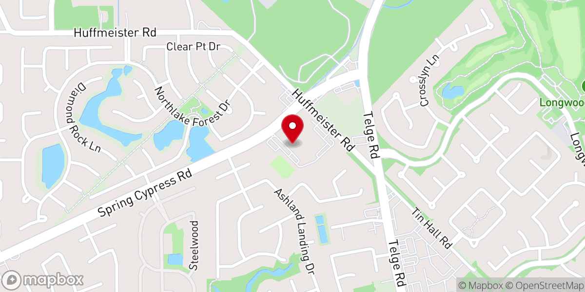 Map showing location of St John Lutheran Church