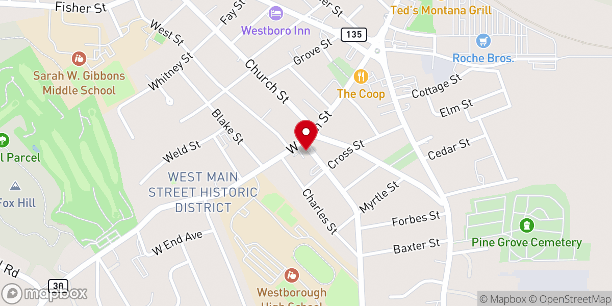 Map showing location of Saint Lukes Church