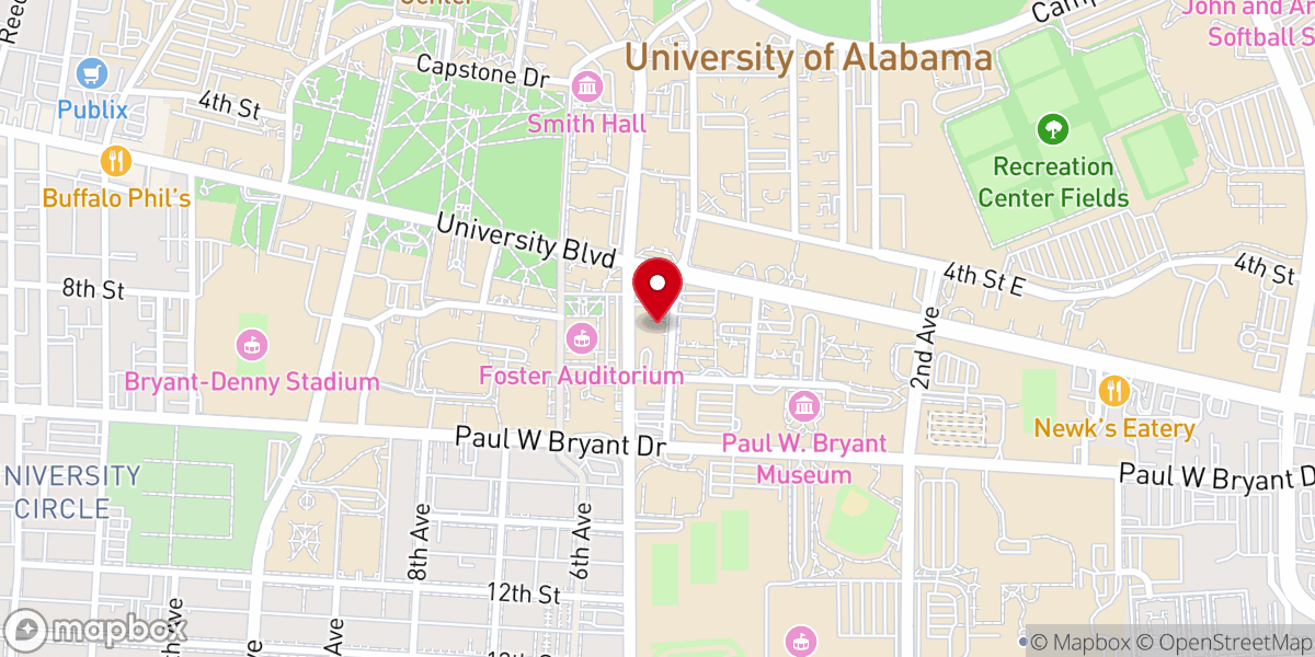 Map showing location of Canterbury Episcopal Chapel