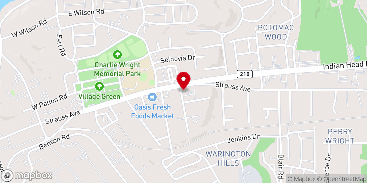 Map showing location of St James Episcopal Church