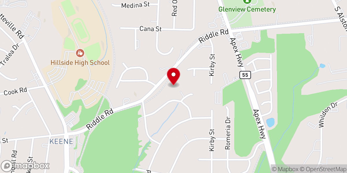 Map showing location of New Metropolitan Baptist Church