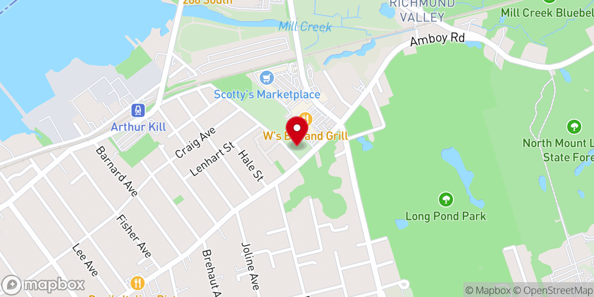 Map showing location of Bethel United Methodist Church