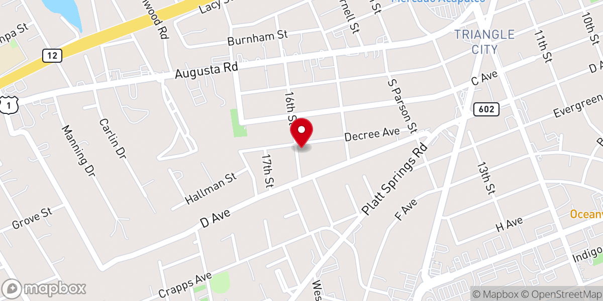 Map showing location of Iglesia Cristiana Roca De Salvacion