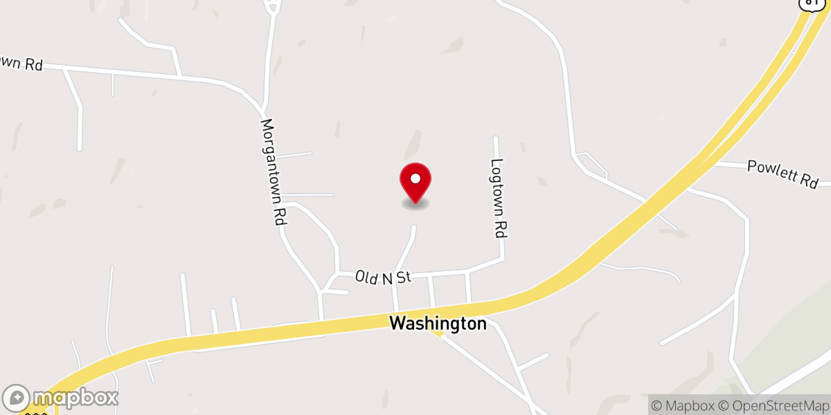 Map showing location of Historic Jefferson College