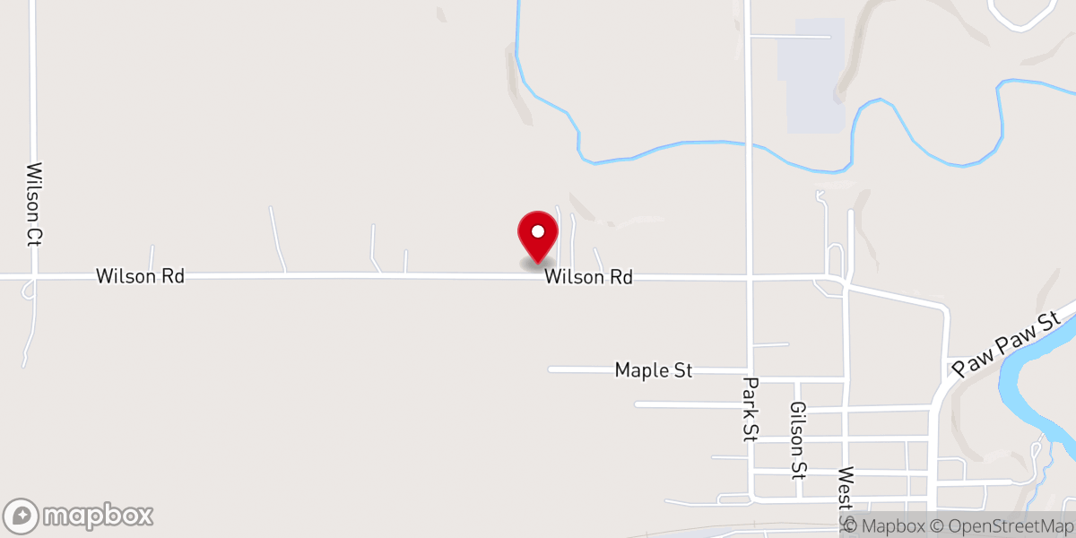 Map showing location of Black Woods Sanctuary