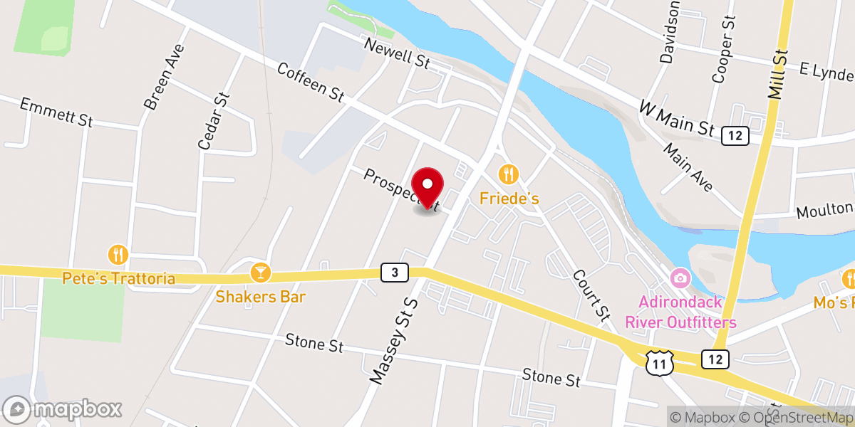 Map showing location of Grace Wesleyan Church