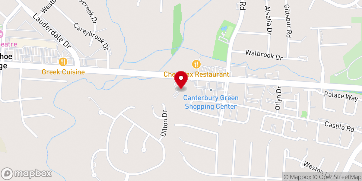 Map showing location of St Bartholomew Episcopal Church