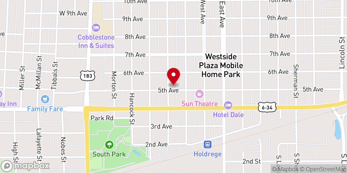 Map showing location of Saint Elizabeths Episcopal Church