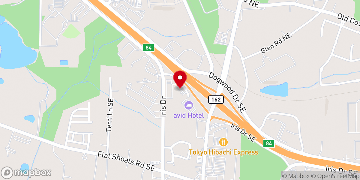Map showing location of The Life Church Christian Center