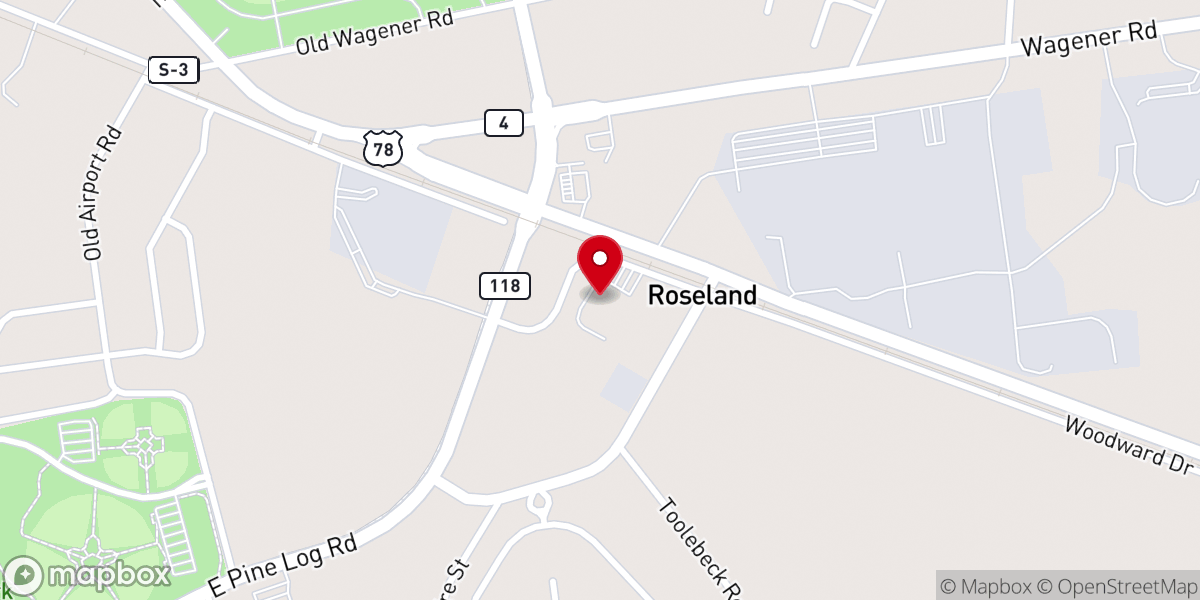 Map showing location of Levels Baptist Church