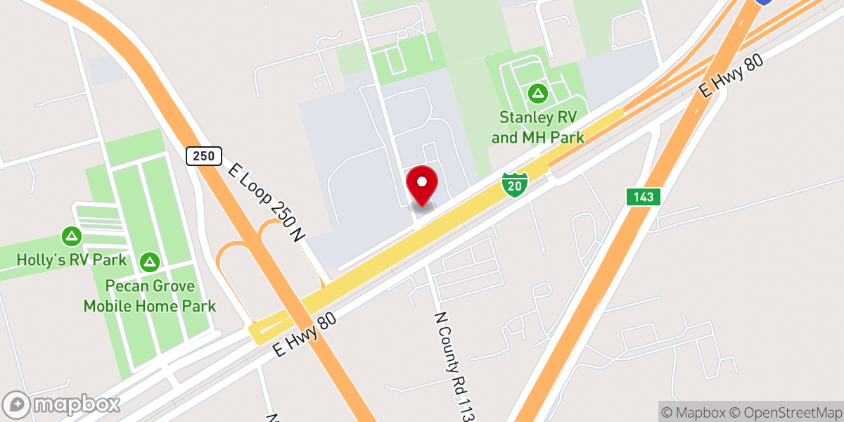 Map showing location of Footprints Redemption