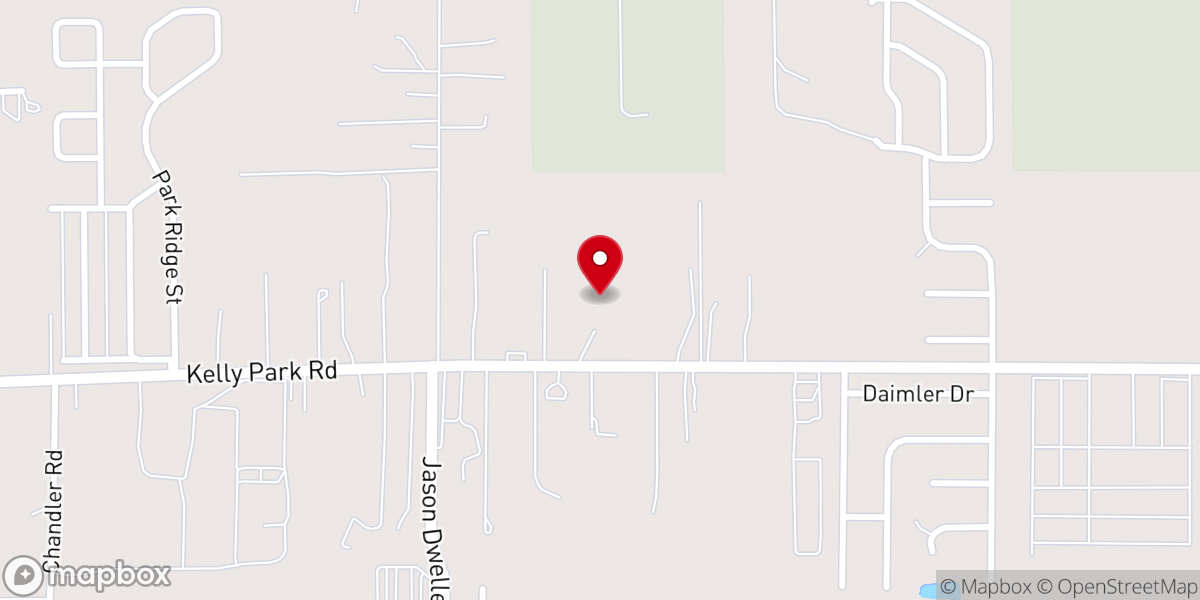 Map showing location of The Outpost Church in Apopka