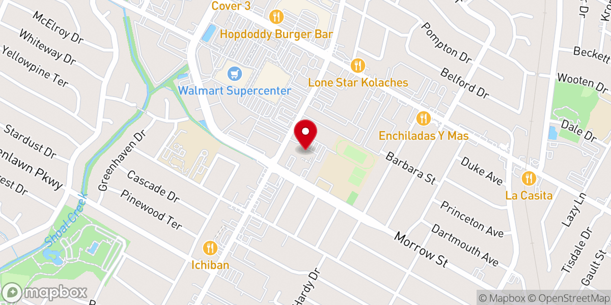 Map showing location of Saint Louis King of France Catholic Church