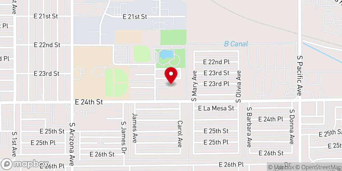 Map showing location of Damascus Road Community Church