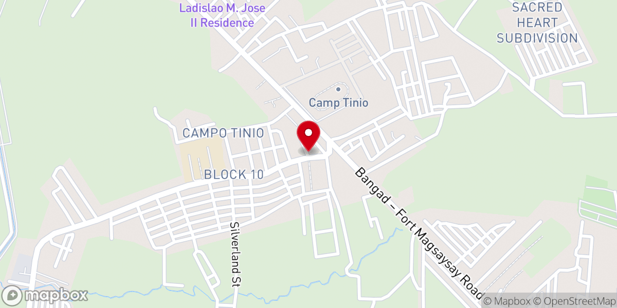 Map showing location of Church Of The Nazarene