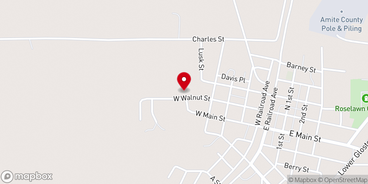 Map showing location of Sharron Chapel Christian Methodist Episcopal Church