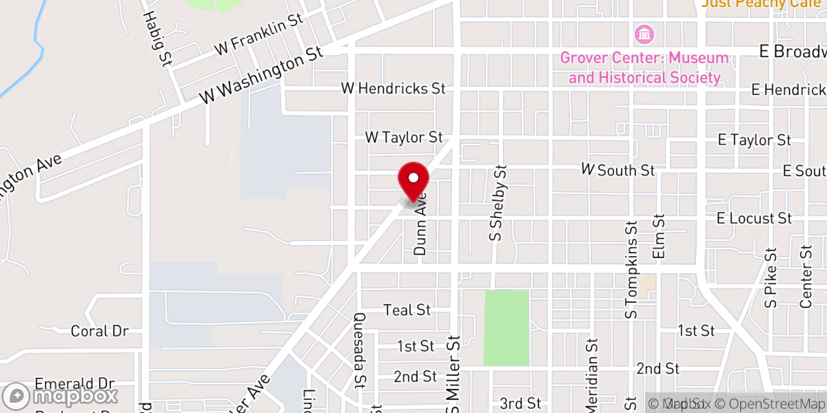 Map showing location of West Side Wesleyan Church