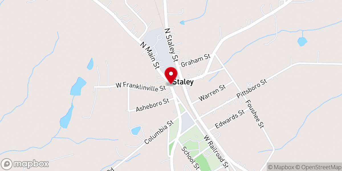 Map showing location of Bible Belivers Church